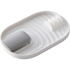 송송송마켓 조리도구 냄비뚜껑 거치대, 화이트, 1개