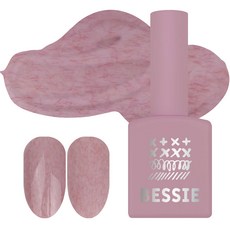 BESSIE 彩色凝膠指甲油, TD22 煙燻粉, 1個, 11ml