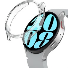 랩씨 풀커버 하드커버 스마트워치 슬림 케이스, 투명, 1개