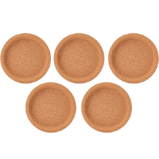 cofv 軟木咖啡廳廚房用杯墊, 5個, 混色