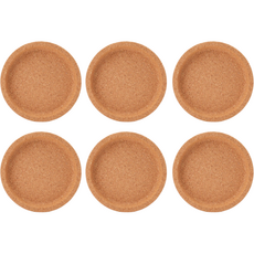 cofv 軟木杯墊組, 6個, 混色