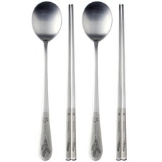 FINESENSE 迷迭香餐具2套組, 混合色, 湯匙 2p + 筷子 2p, 1套
