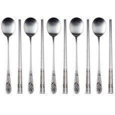 FINESENSE Sage 餐具筷子 5件組, 混合顏色, 湯匙 5p + 筷子 5p, 1套