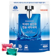 ssagsemi 多合一膠囊洗衣劑, 30入, 1個