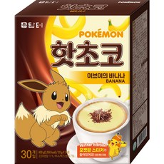 Damtuh 丹特 寶可夢熱巧克力粉 伊布香蕉風味, 20g, 30條, 1盒