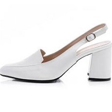 갓슈 그랴지 수제 슬링백 스퀘어 하이힐 7cm