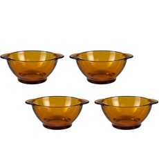 DURALEX Rise麥片碗 510ml, 4個, 琥珀色