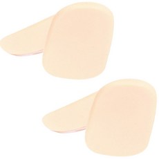 FOOTINSOLE 女用後腳跟緩震矽膠鞋墊 2雙組