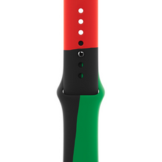 Apple 정품 애플워치 스포츠 밴드, Black Unity, 1개