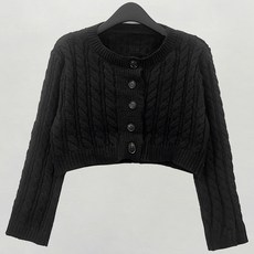 디아미뇽 여성용 헤르 크롭 가디건