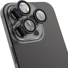 몬스터옵틱스 메탈아머 카메라렌즈 9H 강화유리 스페이스블랙, 1세트