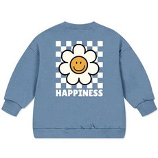 nykids 兒童款 Happiness 寬鬆版型運動衫 W100