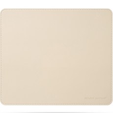 IRIVER 皮革滑鼠墊, 米色, 1個