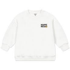 nykids 兒童款 Happiness 寬鬆版型大學T W100