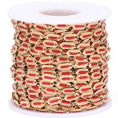 Allode 彩色水滴 DIY 鍊條 1m, 類型 02, 1個