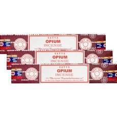 사티아 인센스 스틱 15g x 3p, 오피엄