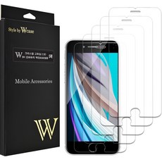 더블유케이스 크리스탈 2 5D 고화질 9H 강화유리 휴대폰 액정보호필름 5p 세트, 1세트