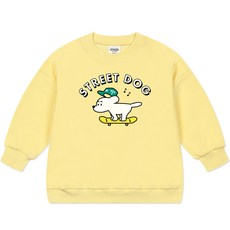 nykids 兒童款 STREET DOG 寬鬆版大學T W098