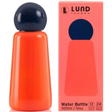 Lund London 絕緣九柱遊戲瓶, 300ml, 珊瑚+靛藍, 1個