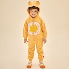 Care Bears 童款Funshine小熊耳朵造型連帽外套+長褲套裝