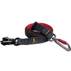 INTERLAKENCUSTOM 狗狗 Earth-tec Eye 牽繩, 深灰色 + 紅色