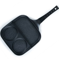 CHEFWAY 方形多功能3格平底鍋, 27cm, 1個