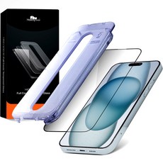 Healing Shield 高階全覆蓋鋼化玻璃手機螢幕保護貼套組, 1套