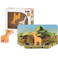 HALFTOYS 哈福玩具 立體透視模型系列 教具 童心未泯 幼兒 磁鐵玩具, 黑斑羚, 1個