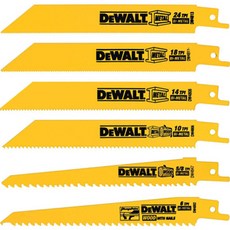 DEWALT 得偉 6 件木材和金屬切割鋸片 DW4856, 1組