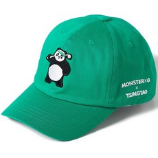 MONSTERG 高爾夫 & 日常 Monster G X 青島啤酒 Tao 角色聯名棒球帽 MXTC21GB-66, 綠色, 1個