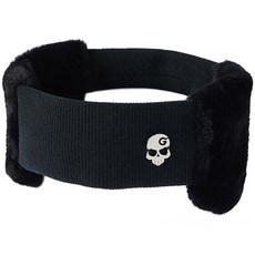 MONSTERG 針織保暖髮帶 MC22BD-146, 黑色, 1個