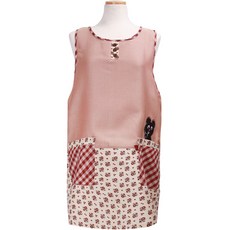 Rosa Home 卡通小熊圍裙, 紅色, 1個