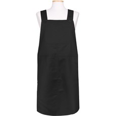 Rosa Home 吊帶連身裙圍裙, 黑色, 1個