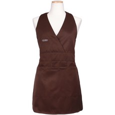Rosa Home TC 頸掛式圍裙, 栗色, 1個