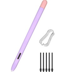 스페이스쉴드 갤럭시 탭 S9 / S9 플러스 / S9 울트라 S펜 호환 투톤 캡 케이스 + 캡 세트, 라벤더, 1세트