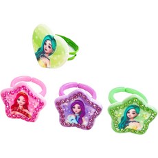 Rael Korea 秘密Jouju 星星女神閃亮戒指4件組