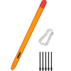 스페이스쉴드 갤럭시 탭 S9 / S9 플러스 / S9 울트라 S펜 호환 투톤 캡 케이스 + 캡 세트, 옐로우, 1세트