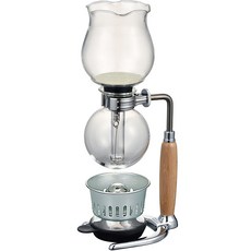 HARIO 好璃奧 Hana咖啡虹吸式咖啡壺 HCAF-2+量匙組, 透明（虹吸）, 1組