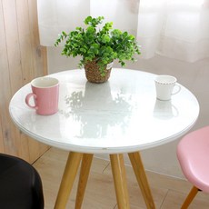 coverfactory 透明圓形墊, 直徑 98cm x 2mm, 1個, 單一顏色