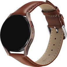 Healing Shield GLT 現代皮革 Galaxy 手錶錶帶 20mm, 棕色(GLT-05)