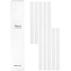 디스이즈명화 섬유 리드 스틱 23cm, 화이트, 50개, 1개입