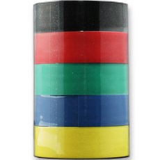 워크프로 9m 전기 테이프 5종 세트, 1세트