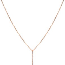 새미쥬얼리 여성용 14k 러블리 일자 목걸이 + 쇼핑백