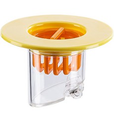 코끼리리빙 하수구 욕실 트랩 옐로우 HEA-4345, 1개