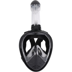 PILOT 全罩式浮潛面罩 SCOUTER FOLD, 黑色