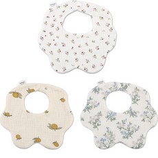 Hararoi幼兒用圍巾圍兜 Laventri 3件組