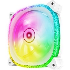 앱코 크리스탈 CT12 ARGB PWM 쿨링팬, 1개
