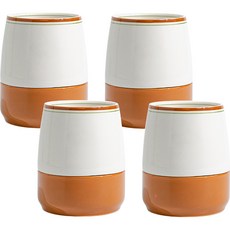 Syracuse CHINA 楓木餐具筒, 4個, 舒適紅