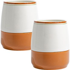 Syracuse CHINA 楓木餐具筒, 2個, 舒適紅