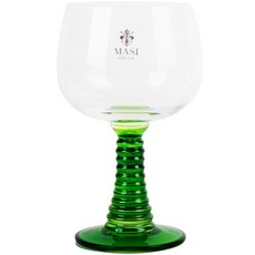 Masi Firenze 復古落葉綠玻璃杯, 綠色, 1個